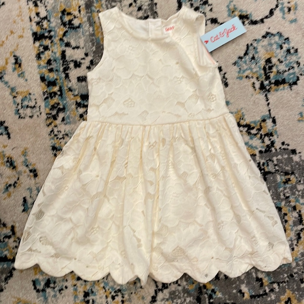 NWT Cream Floral Dress